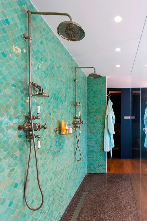 Zellige Turquoise Poisson Echelles