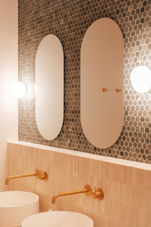 Mosaic Hexagon Plain Green Light | Mosaic KitKat Bottocino