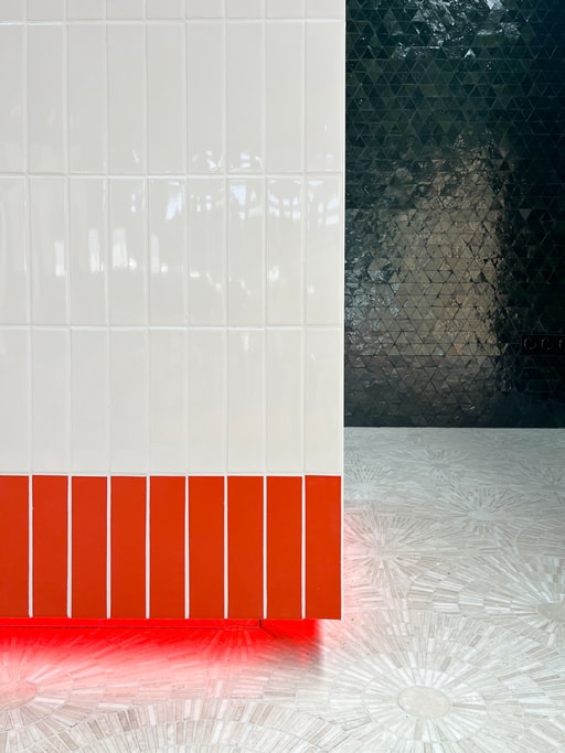 Pure Pomodoro | Pure White | Mosaic Solare Bottocino