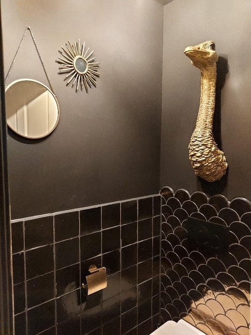 Escama Metalizado Gold | Platta Noir Mat