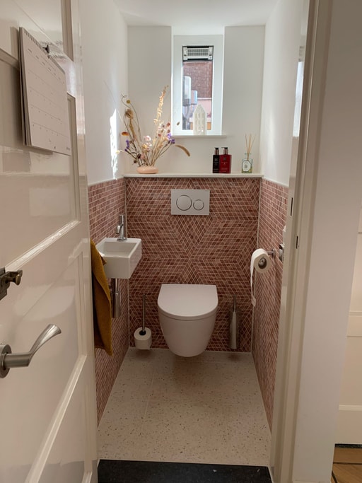 Mosaic Diamond Red Travertine | Terrazzo Al Fior Di Late