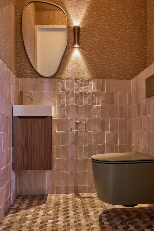 Bejmat Gris Rose | Mosaic 3D Cream Dark