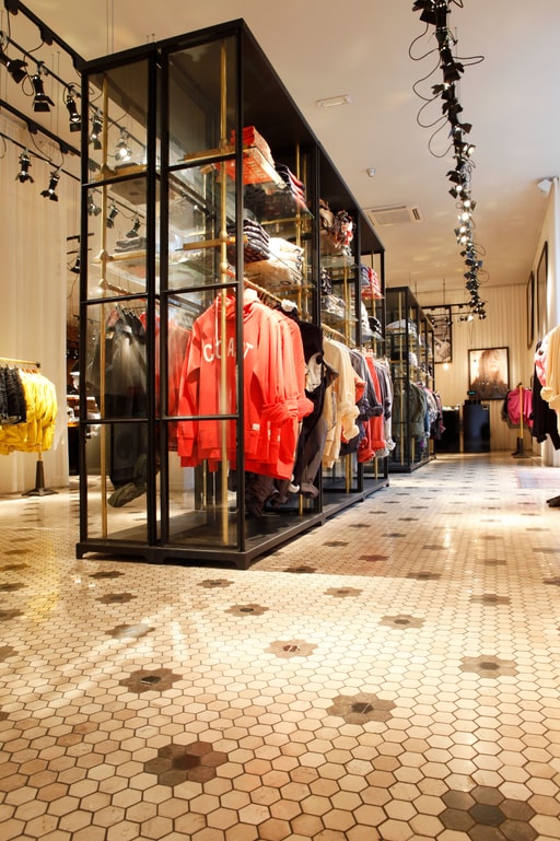 Mosaic Hexagon Plain Bottocino