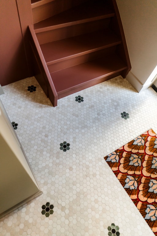 Mosaic Hexagon Plain Bottocino